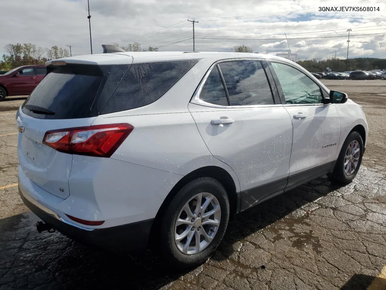 2019 Chevrolet Equinox Lt VIN: 3GNAXJEV7KS608014 Lot: 75729344