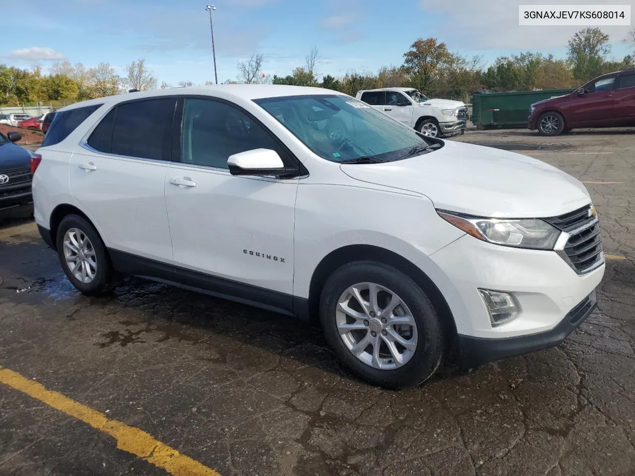 2019 Chevrolet Equinox Lt VIN: 3GNAXJEV7KS608014 Lot: 75729344