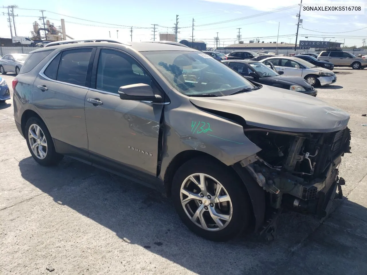 2019 Chevrolet Equinox Lt VIN: 3GNAXLEX0KS516708 Lot: 75768454