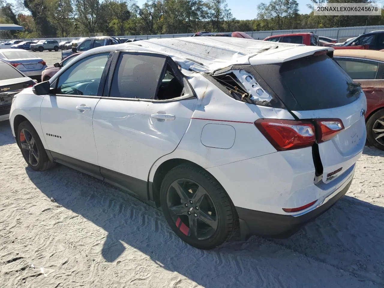 2019 Chevrolet Equinox Lt VIN: 2GNAXLEX0K6245678 Lot: 75797974