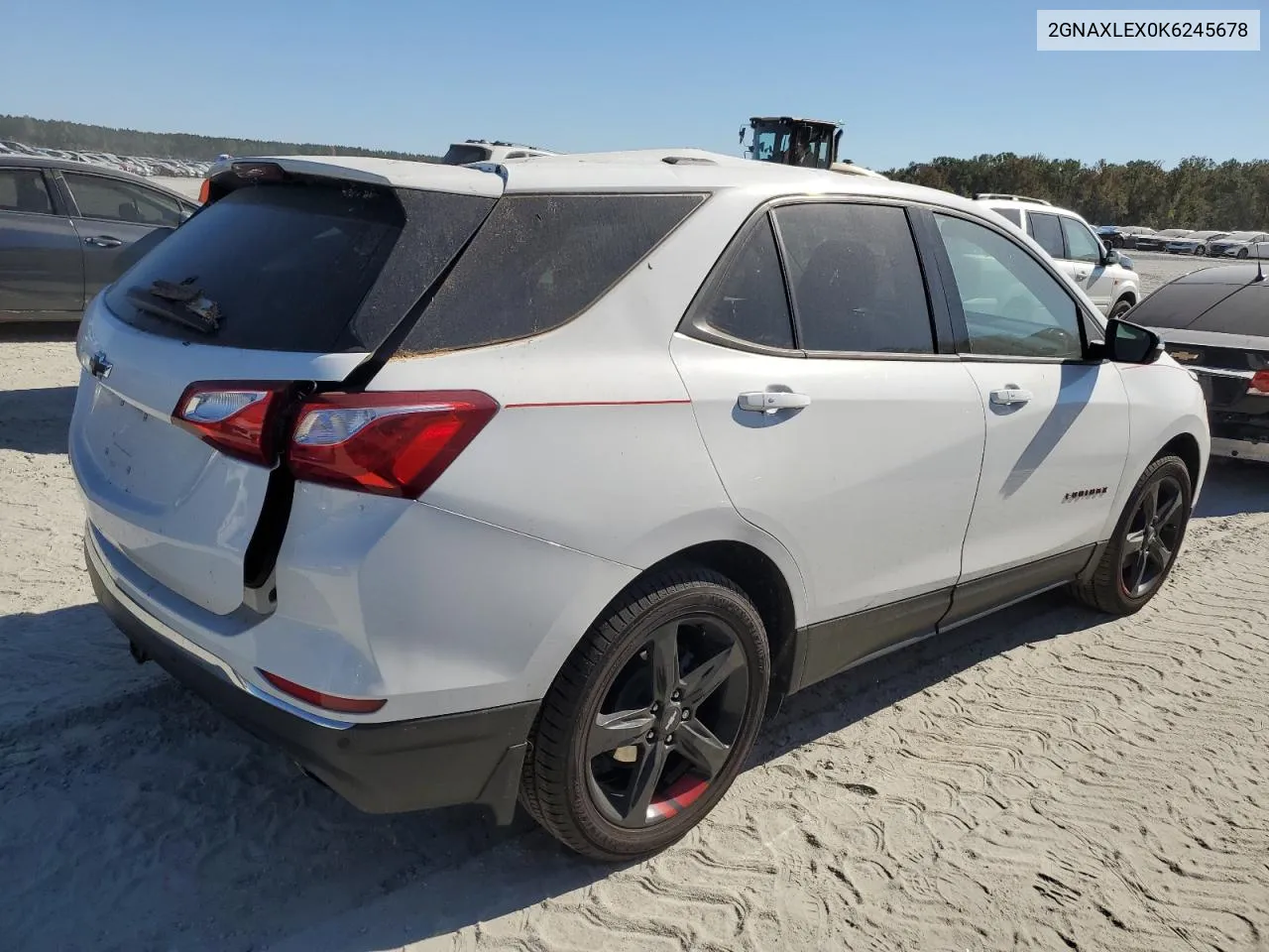 2019 Chevrolet Equinox Lt VIN: 2GNAXLEX0K6245678 Lot: 75797974