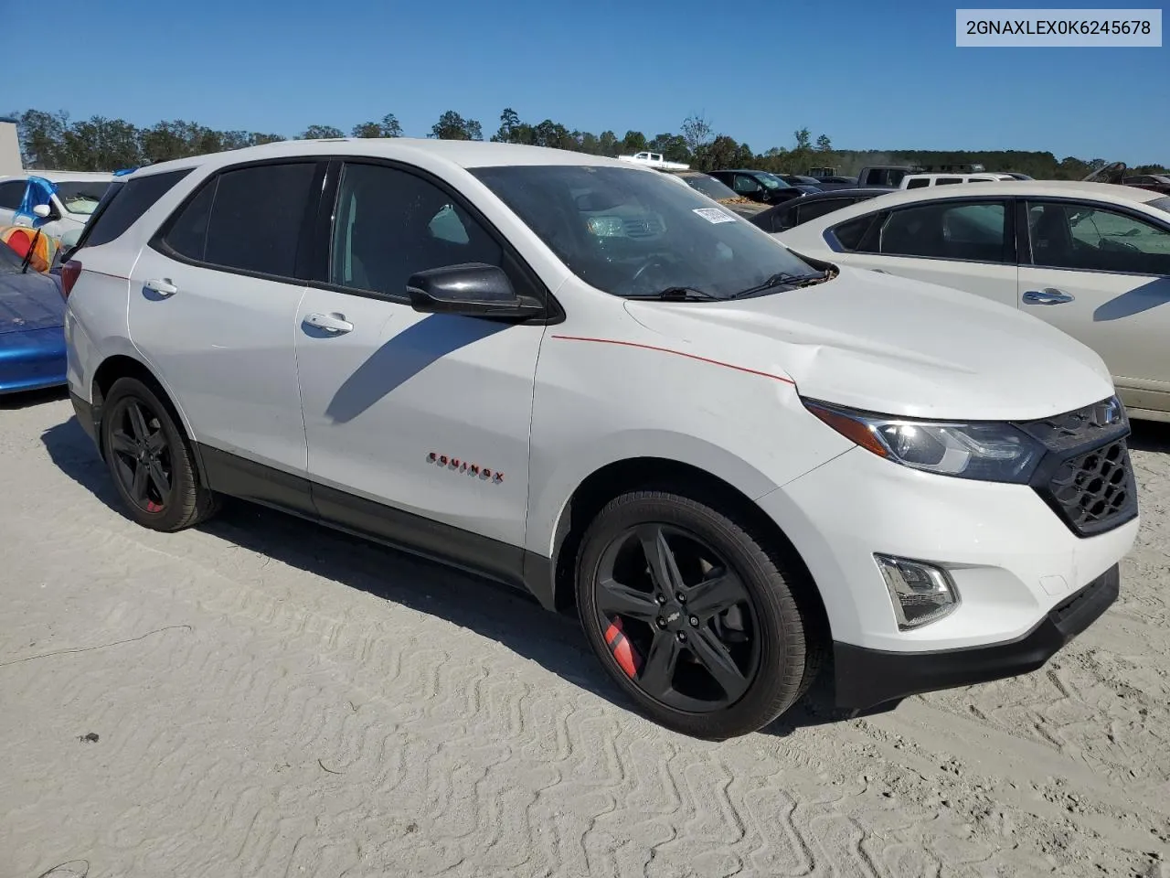 2019 Chevrolet Equinox Lt VIN: 2GNAXLEX0K6245678 Lot: 75797974