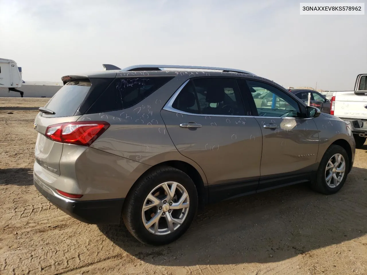 2019 Chevrolet Equinox Premier VIN: 3GNAXXEV8KS578962 Lot: 75847584