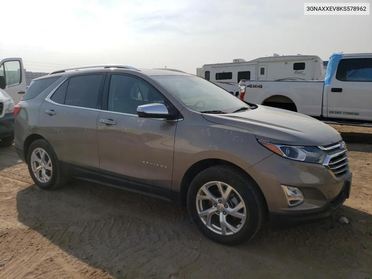 2019 Chevrolet Equinox Premier VIN: 3GNAXXEV8KS578962 Lot: 75847584