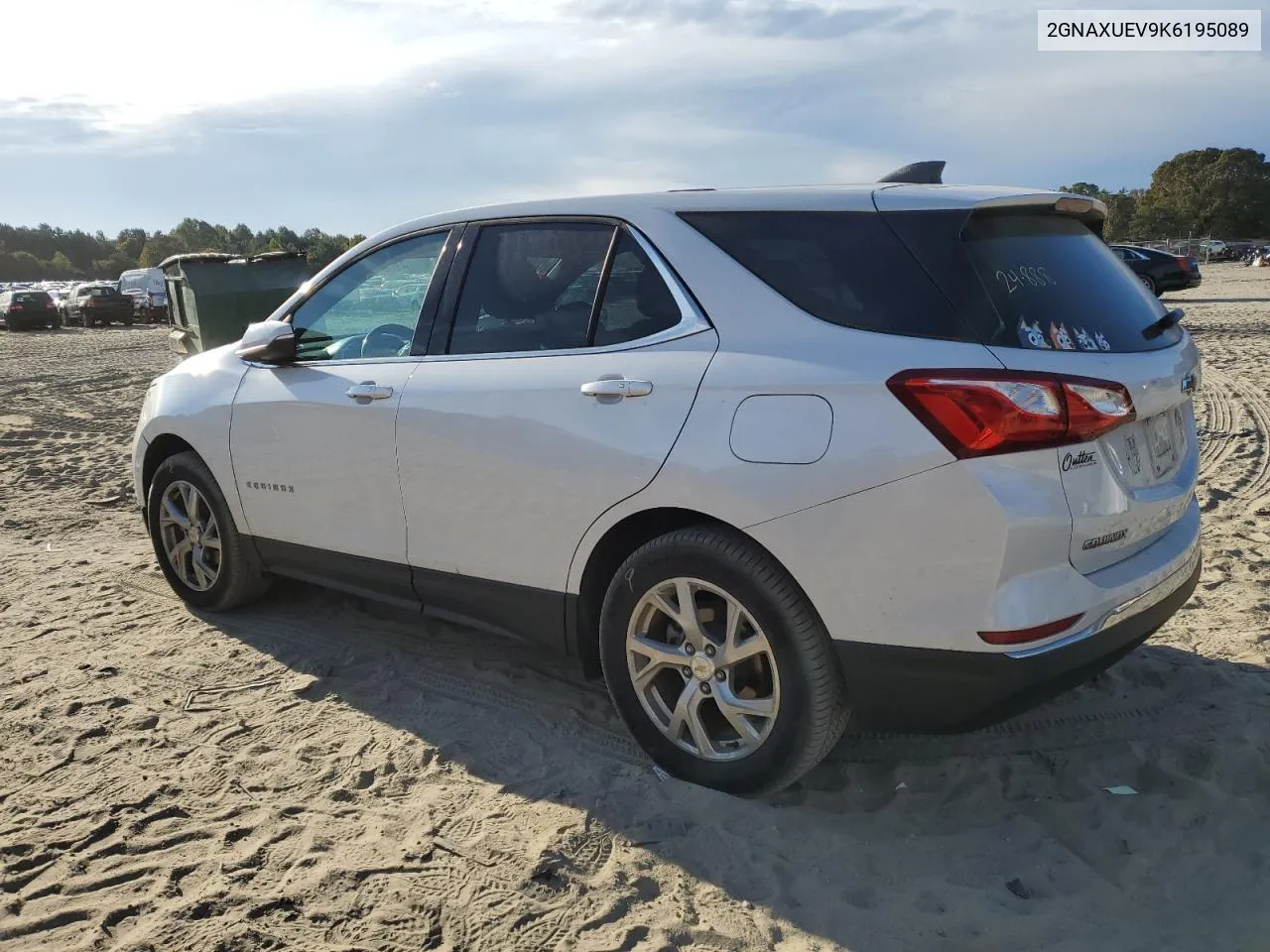 2019 Chevrolet Equinox Lt VIN: 2GNAXUEV9K6195089 Lot: 75856264