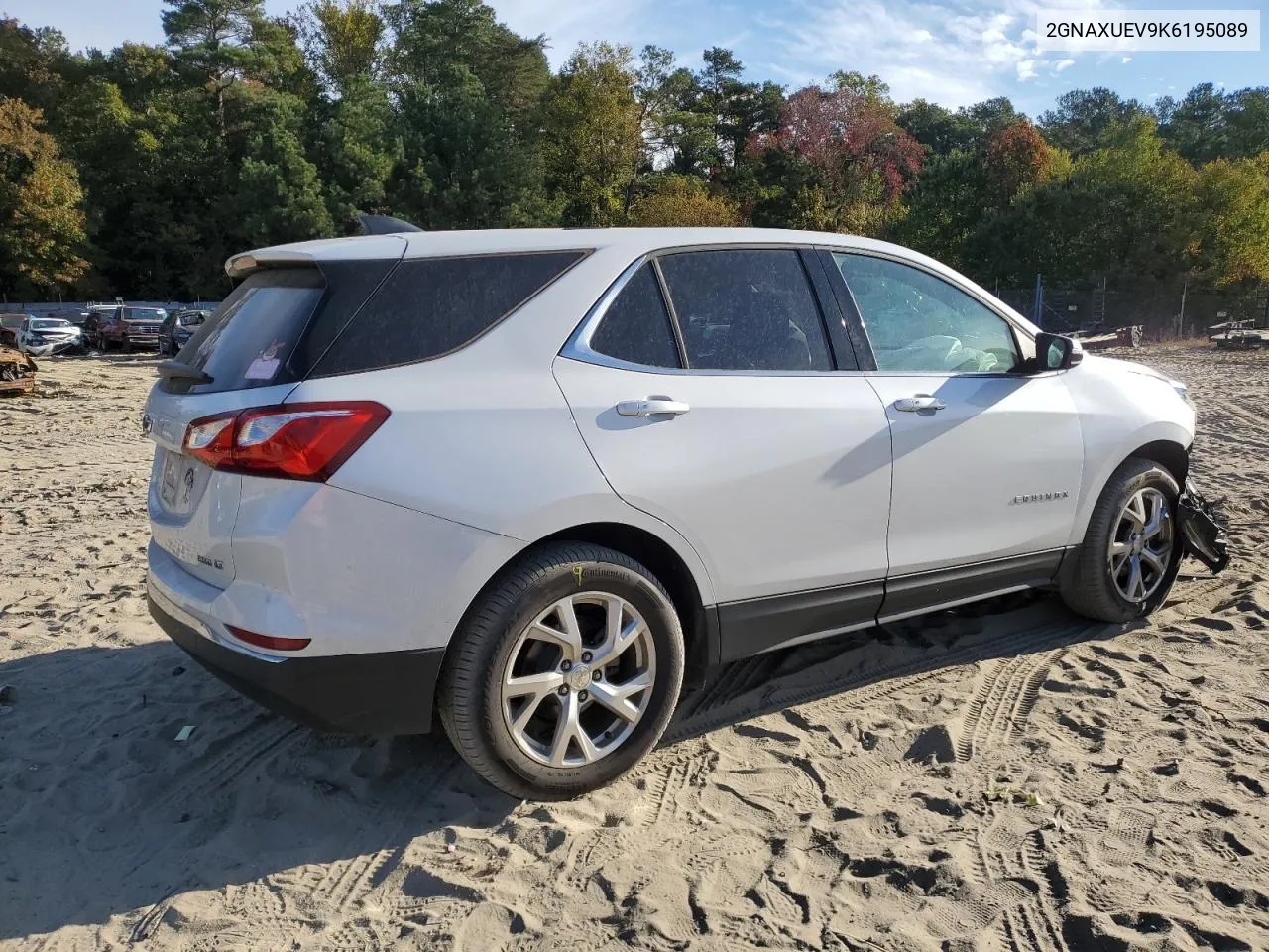 2019 Chevrolet Equinox Lt VIN: 2GNAXUEV9K6195089 Lot: 75856264