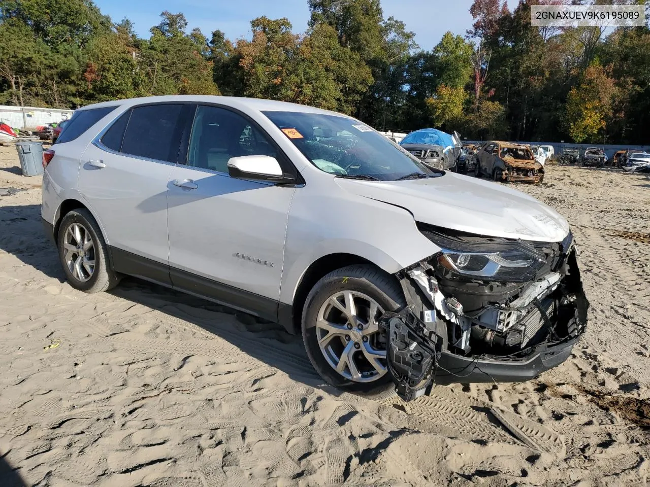 2019 Chevrolet Equinox Lt VIN: 2GNAXUEV9K6195089 Lot: 75856264