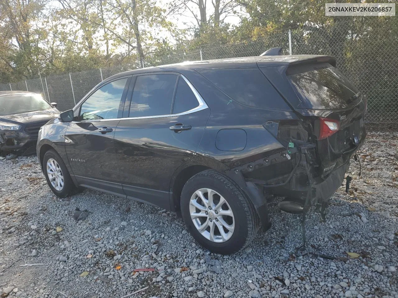 2019 Chevrolet Equinox Lt VIN: 2GNAXKEV2K6206857 Lot: 75931684