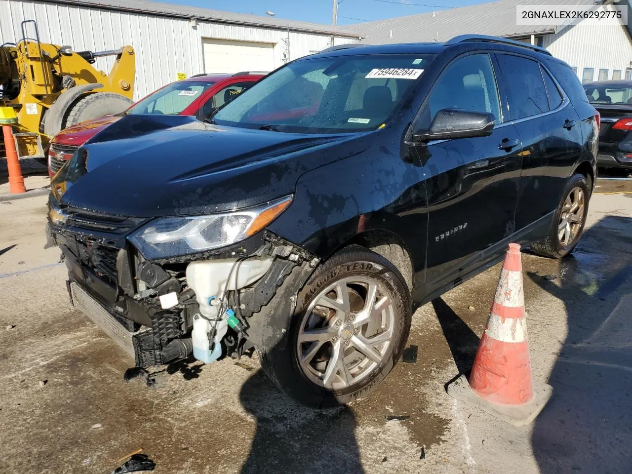 2019 Chevrolet Equinox Lt VIN: 2GNAXLEX2K6292775 Lot: 75946284