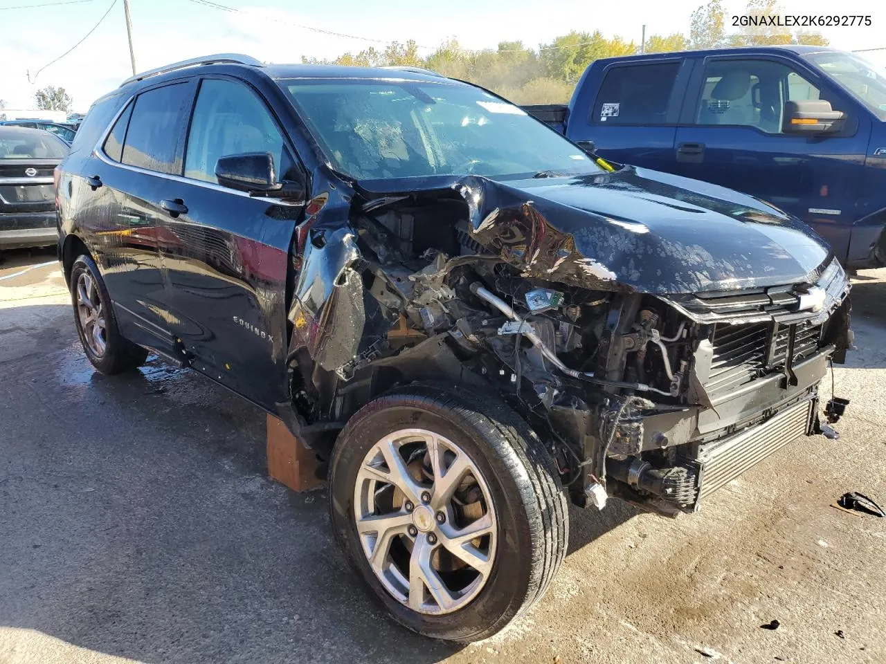 2019 Chevrolet Equinox Lt VIN: 2GNAXLEX2K6292775 Lot: 75946284