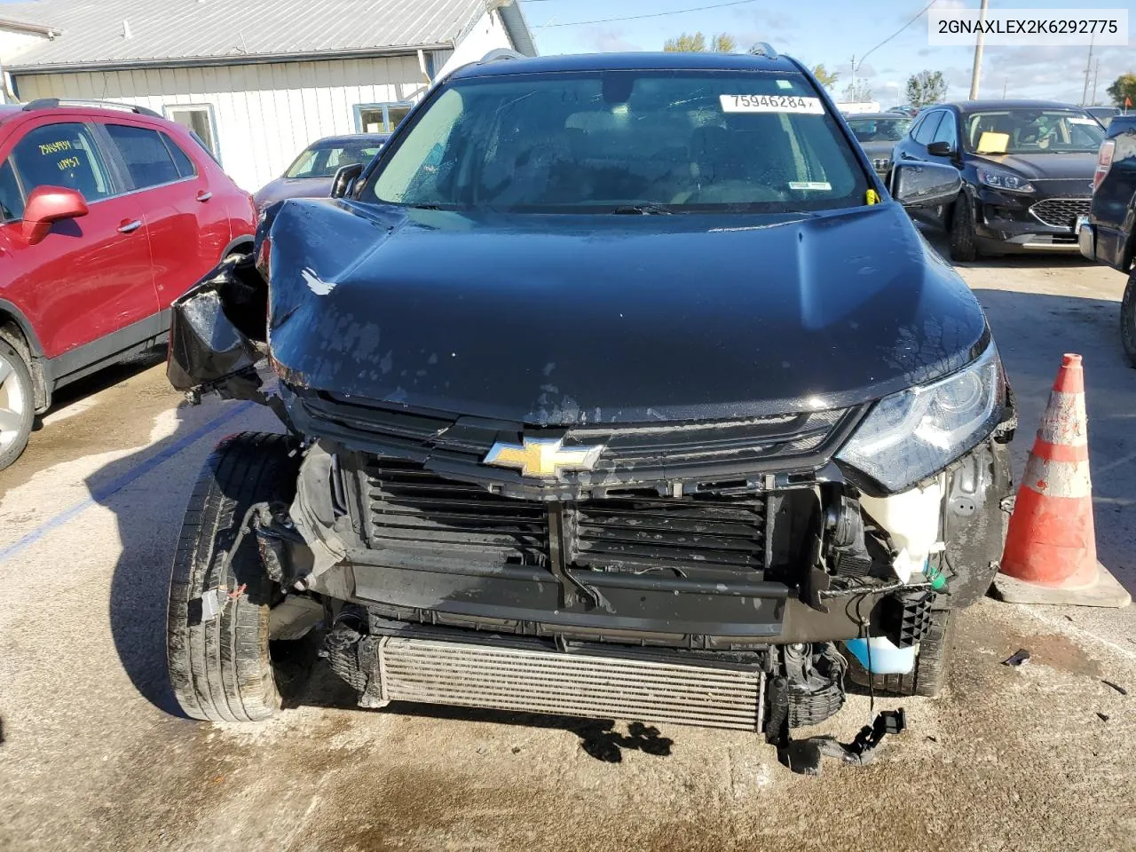 2019 Chevrolet Equinox Lt VIN: 2GNAXLEX2K6292775 Lot: 75946284