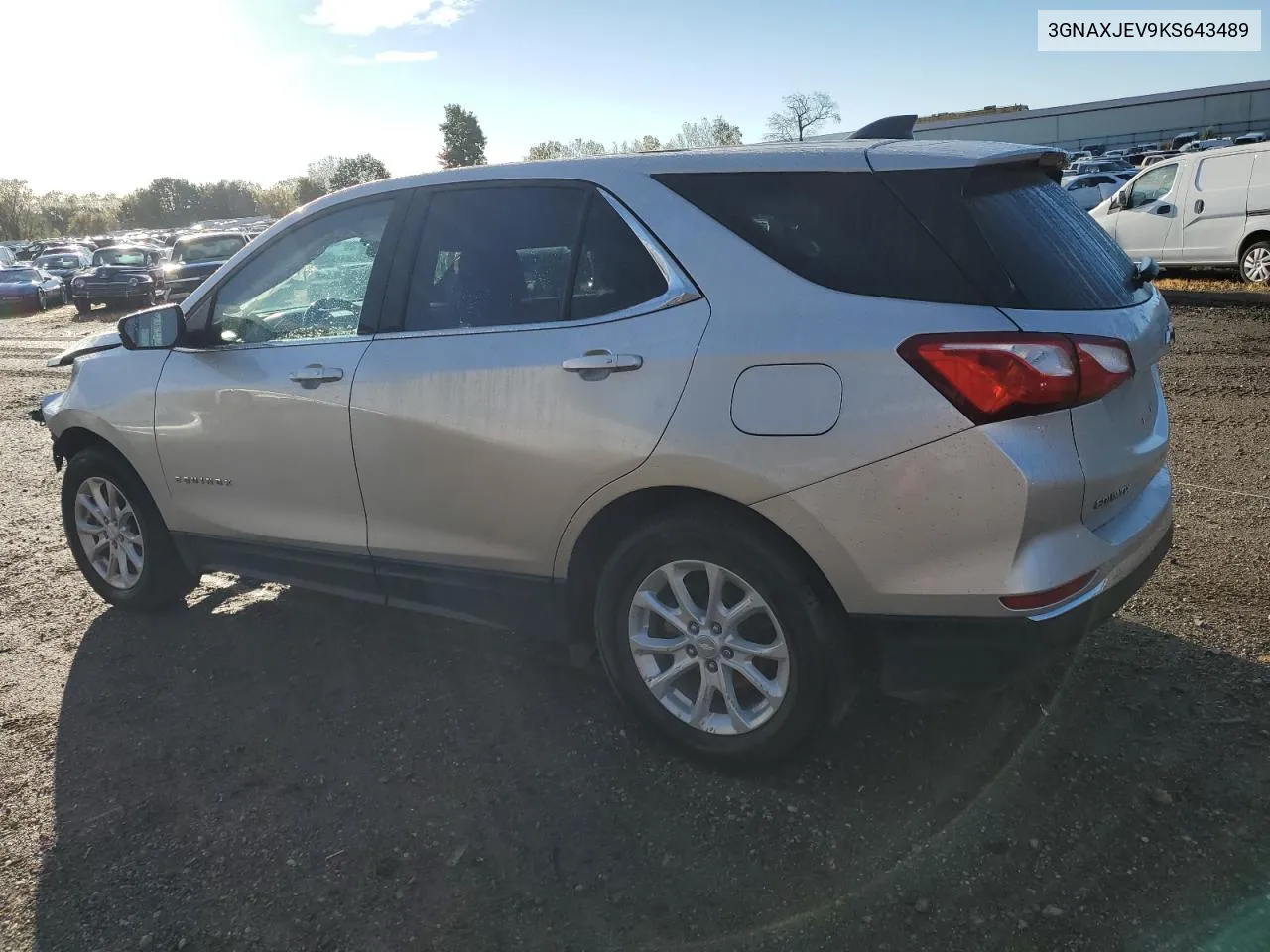 2019 Chevrolet Equinox Lt VIN: 3GNAXJEV9KS643489 Lot: 75966074