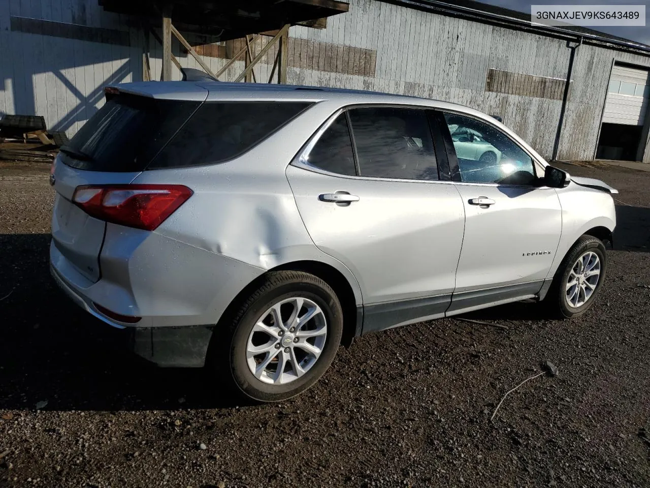 2019 Chevrolet Equinox Lt VIN: 3GNAXJEV9KS643489 Lot: 75966074