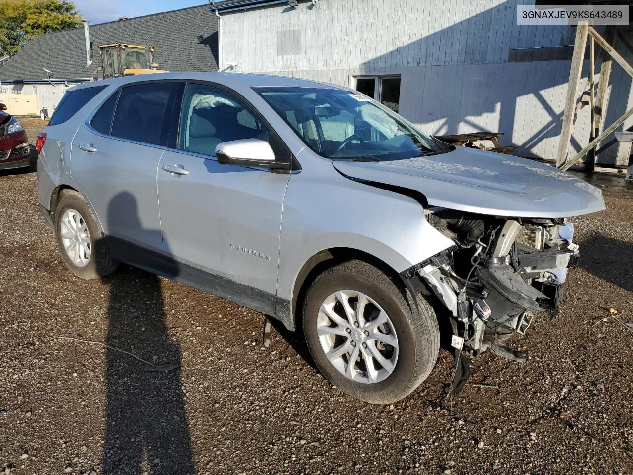 2019 Chevrolet Equinox Lt VIN: 3GNAXJEV9KS643489 Lot: 75966074