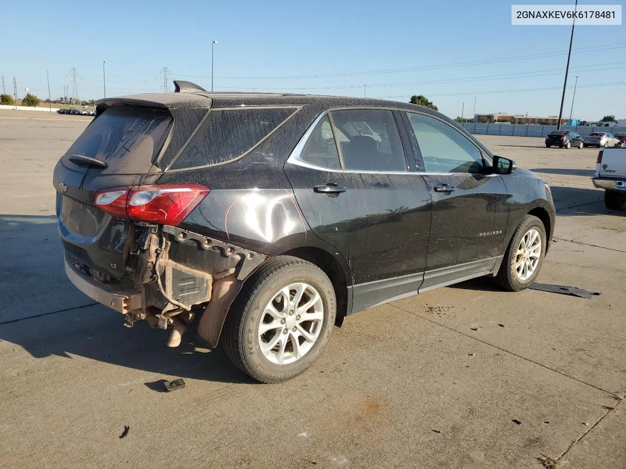 2019 Chevrolet Equinox Lt VIN: 2GNAXKEV6K6178481 Lot: 76002834