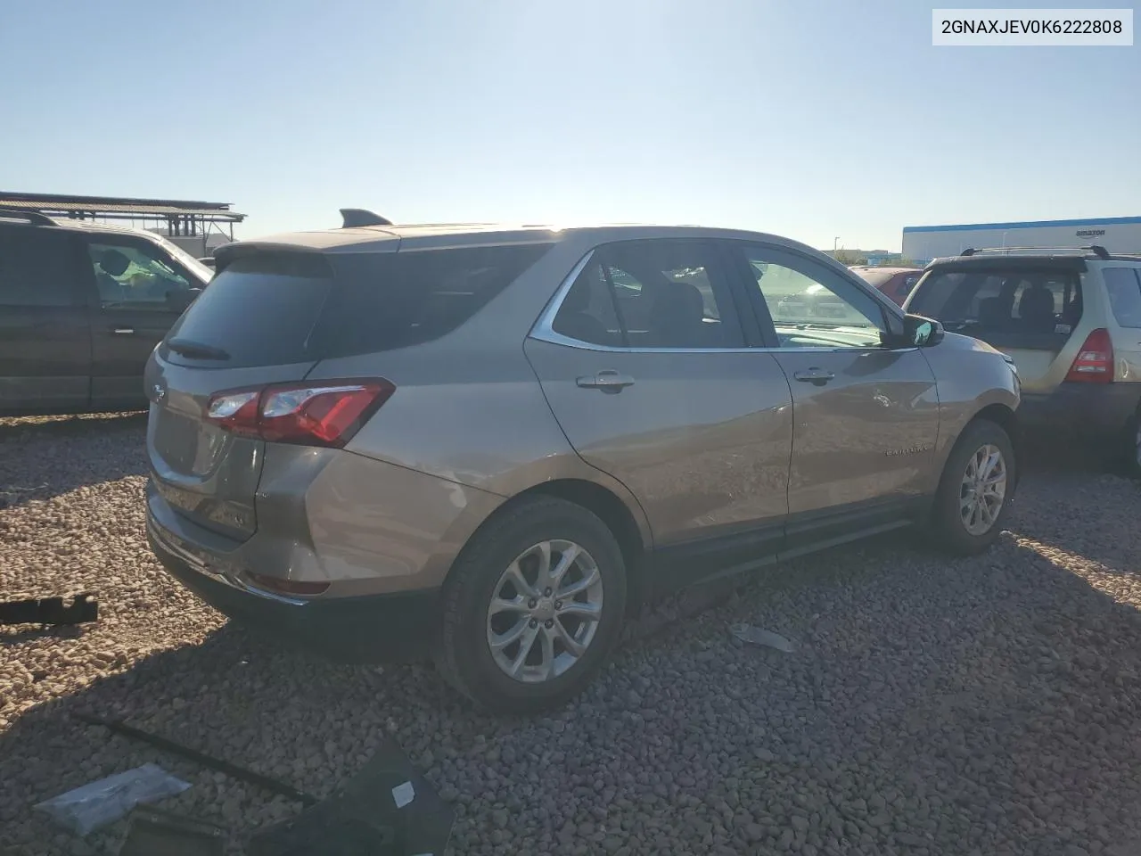 2019 Chevrolet Equinox Lt VIN: 2GNAXJEV0K6222808 Lot: 76057104