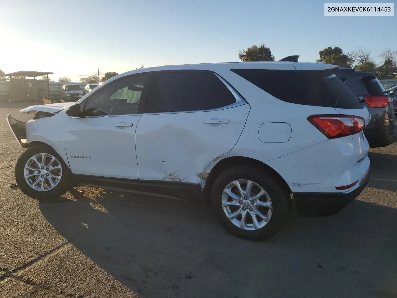 2019 Chevrolet Equinox Lt VIN: 2GNAXKEV0K6114453 Lot: 76057614