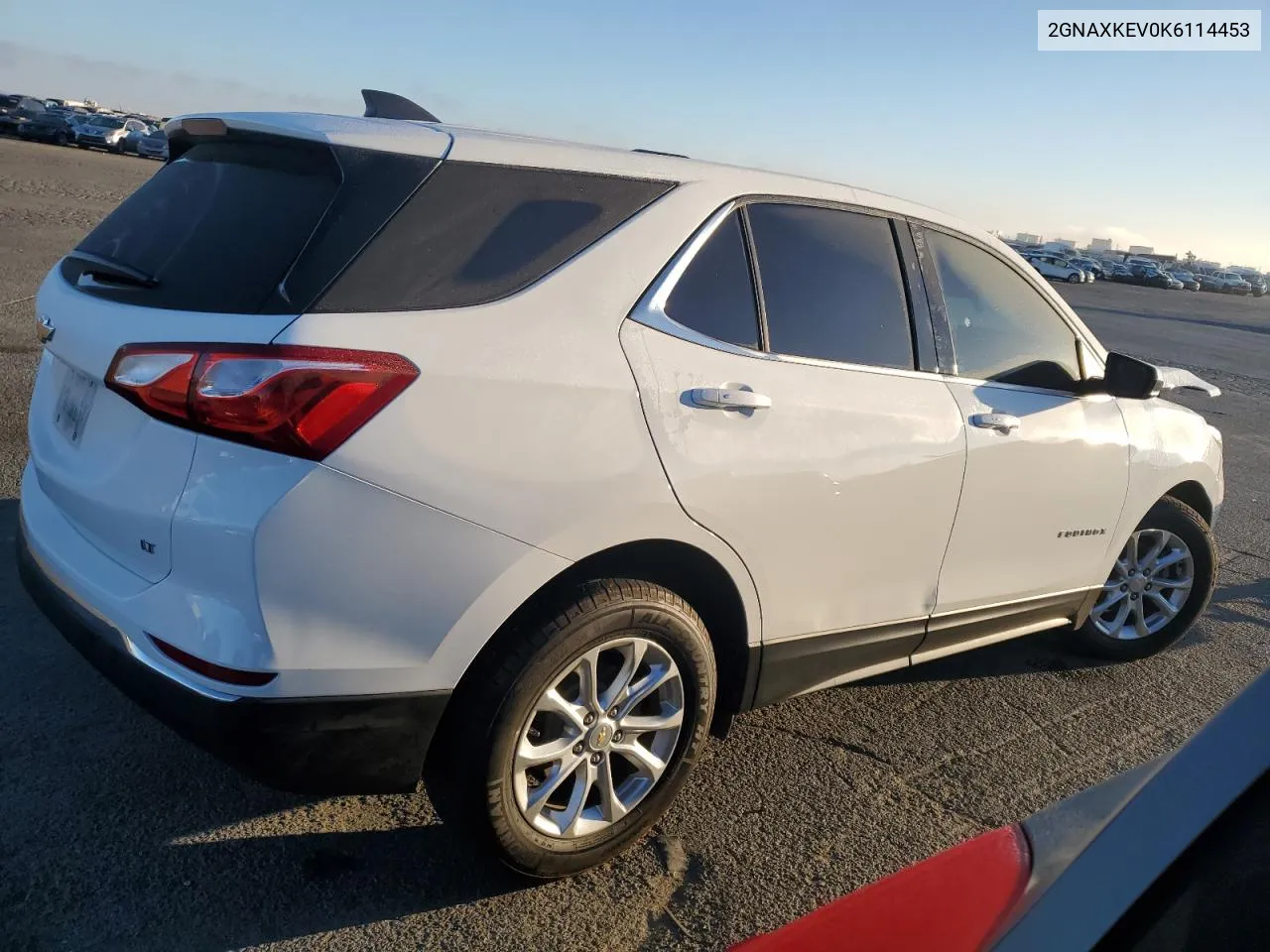 2019 Chevrolet Equinox Lt VIN: 2GNAXKEV0K6114453 Lot: 76057614