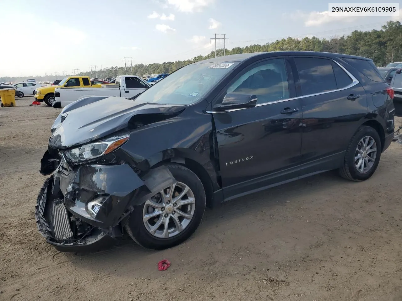 2019 Chevrolet Equinox Lt VIN: 2GNAXKEV6K6109905 Lot: 76087324