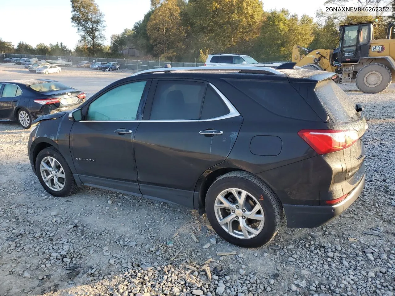 2019 Chevrolet Equinox Premier VIN: 2GNAXNEV8K6262352 Lot: 76112904