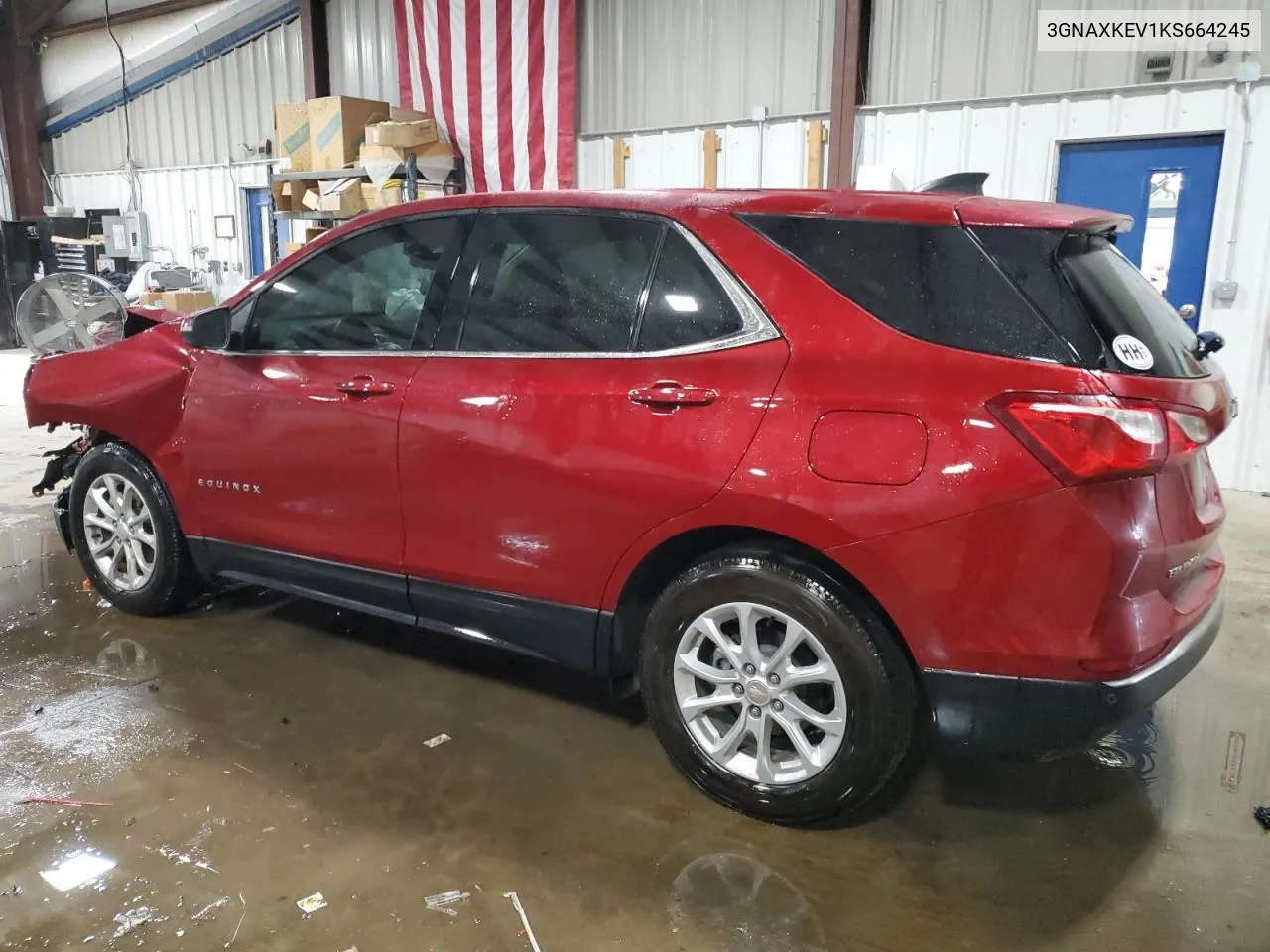 2019 Chevrolet Equinox Lt VIN: 3GNAXKEV1KS664245 Lot: 76194894