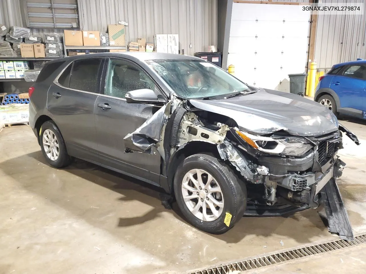 2019 Chevrolet Equinox Lt VIN: 3GNAXJEV7KL279874 Lot: 76200124