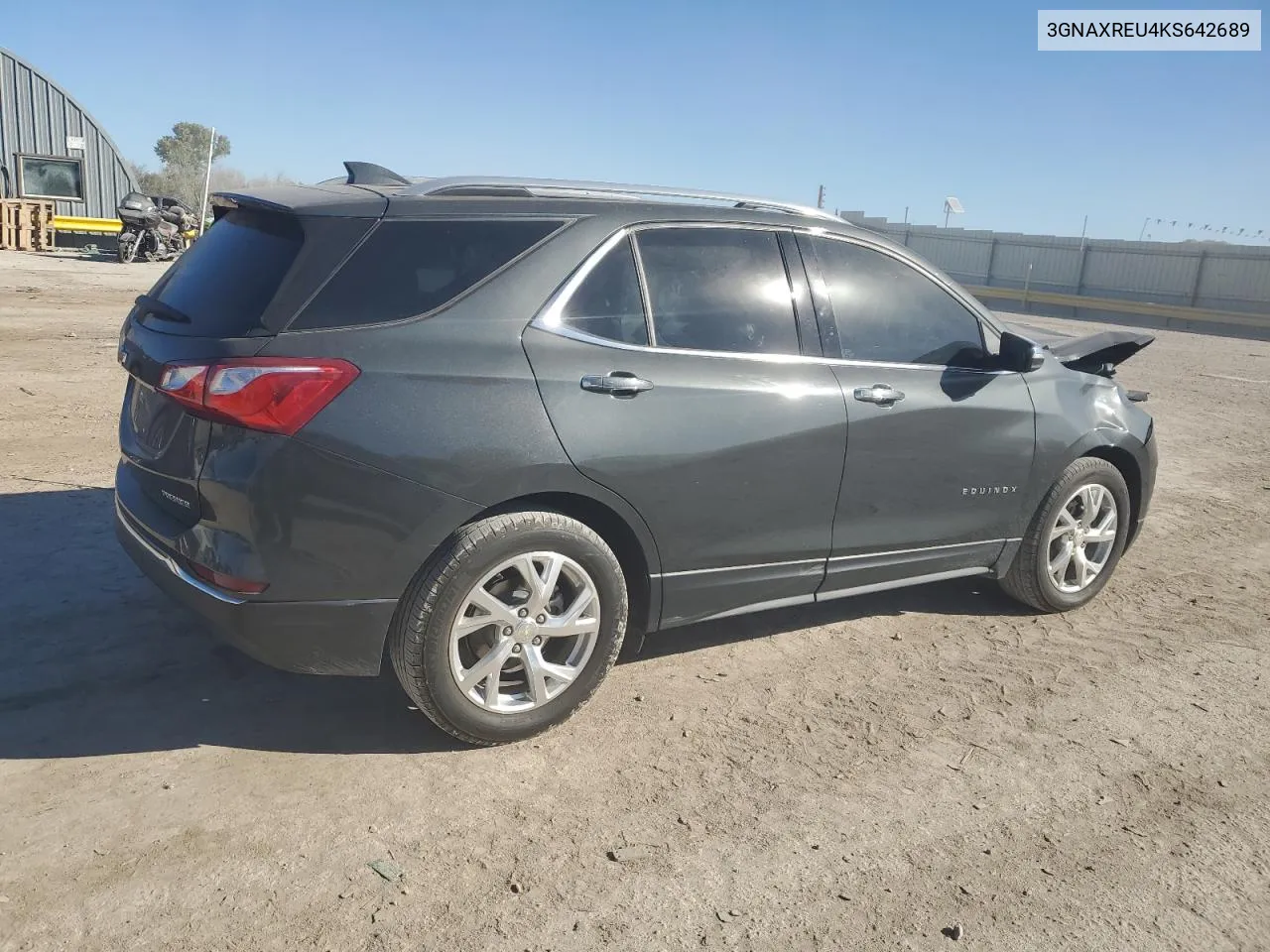 2019 Chevrolet Equinox Premier VIN: 3GNAXREU4KS642689 Lot: 76208494