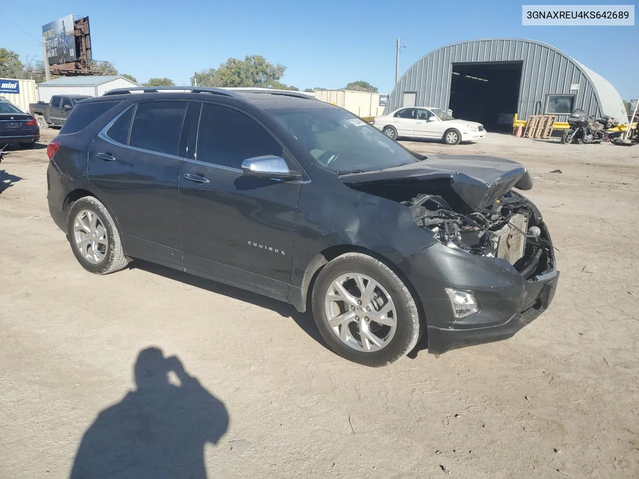 2019 Chevrolet Equinox Premier VIN: 3GNAXREU4KS642689 Lot: 76208494