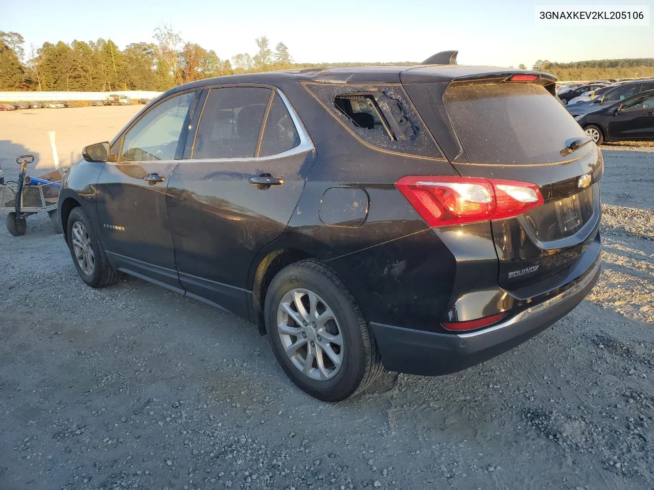 2019 Chevrolet Equinox Lt VIN: 3GNAXKEV2KL205106 Lot: 76276494