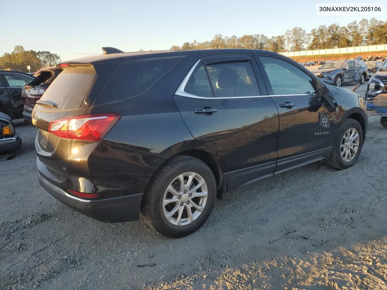 2019 Chevrolet Equinox Lt VIN: 3GNAXKEV2KL205106 Lot: 76276494