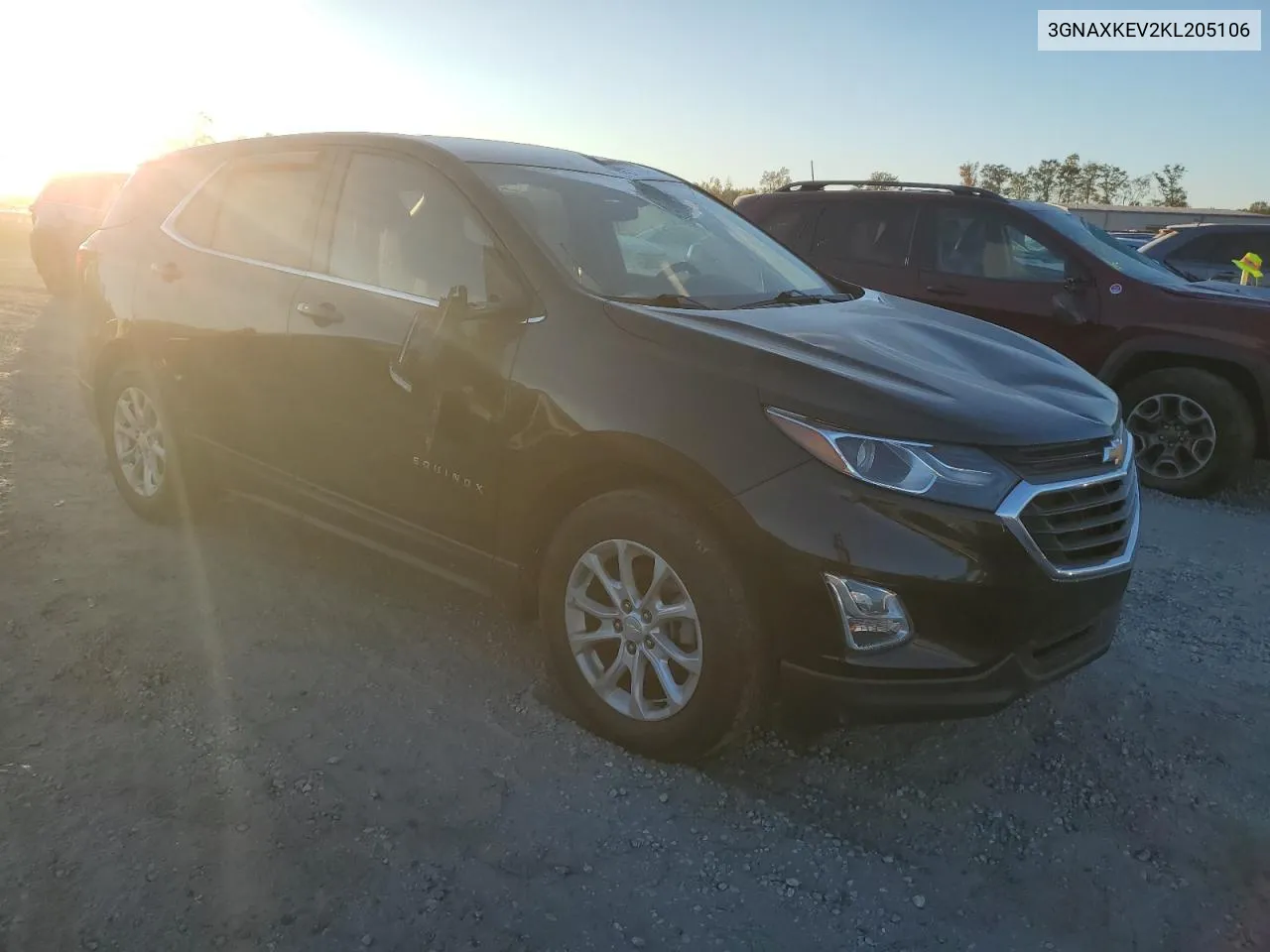 2019 Chevrolet Equinox Lt VIN: 3GNAXKEV2KL205106 Lot: 76276494