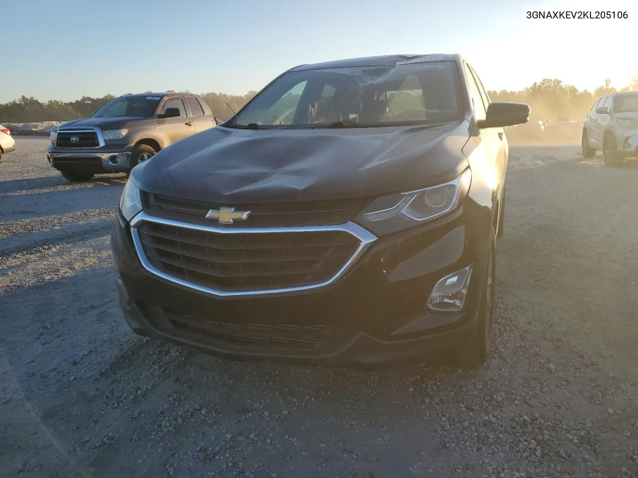 2019 Chevrolet Equinox Lt VIN: 3GNAXKEV2KL205106 Lot: 76276494