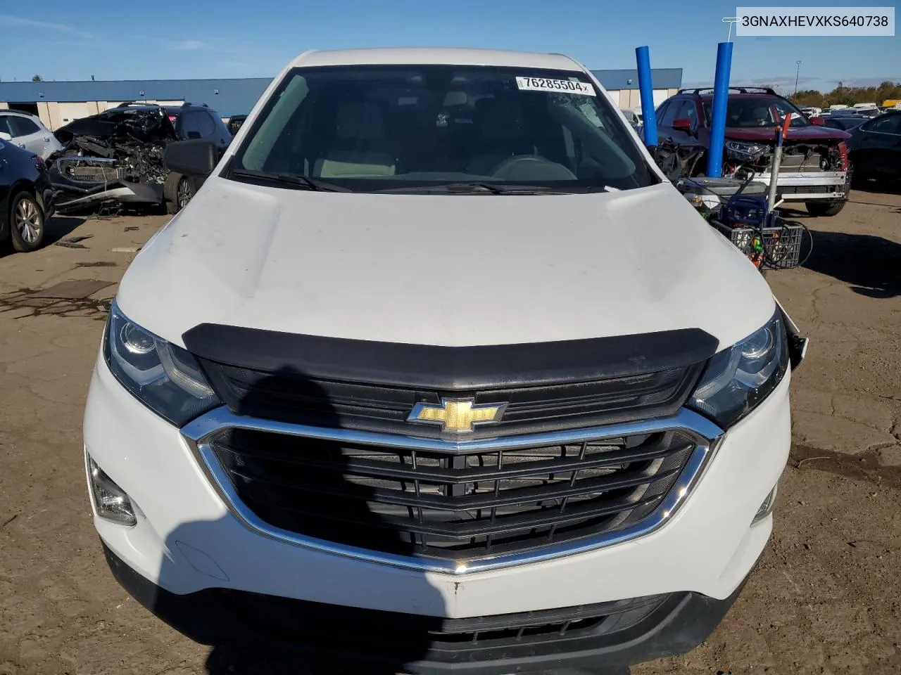 2019 Chevrolet Equinox Ls VIN: 3GNAXHEVXKS640738 Lot: 76285504