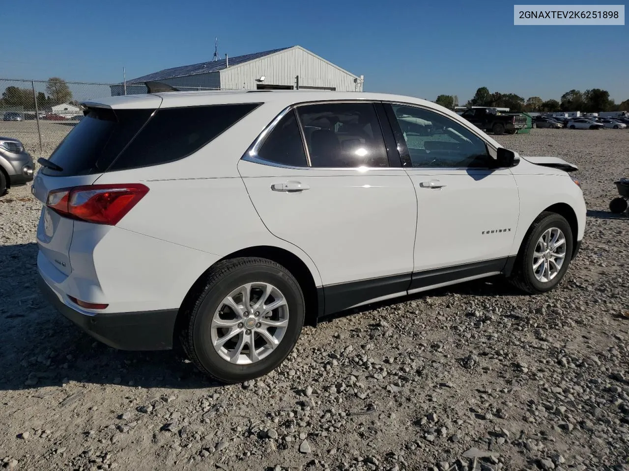 2019 Chevrolet Equinox Lt VIN: 2GNAXTEV2K6251898 Lot: 76294234