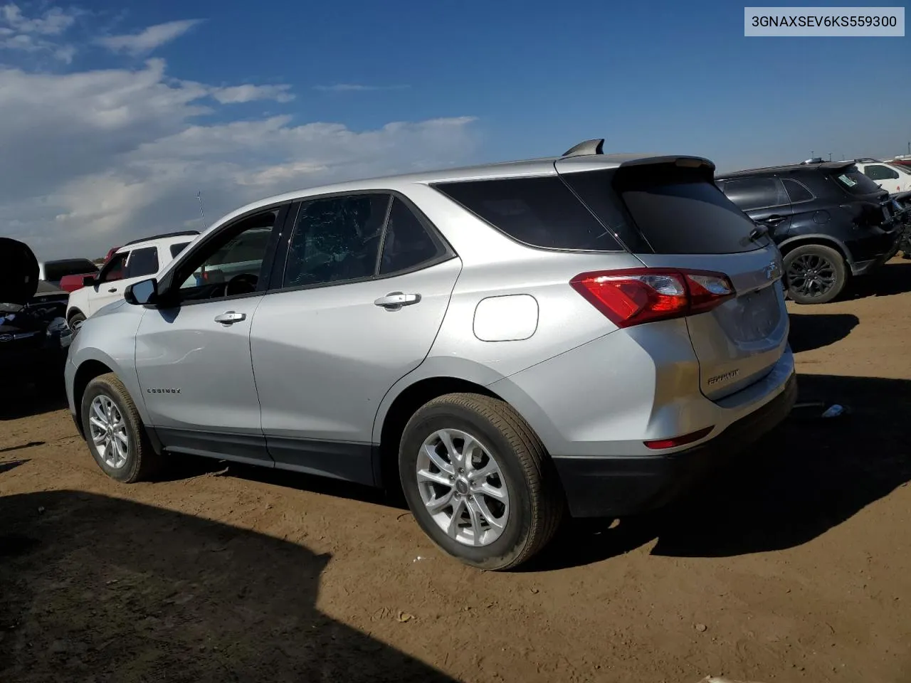 2019 Chevrolet Equinox Ls VIN: 3GNAXSEV6KS559300 Lot: 76302084