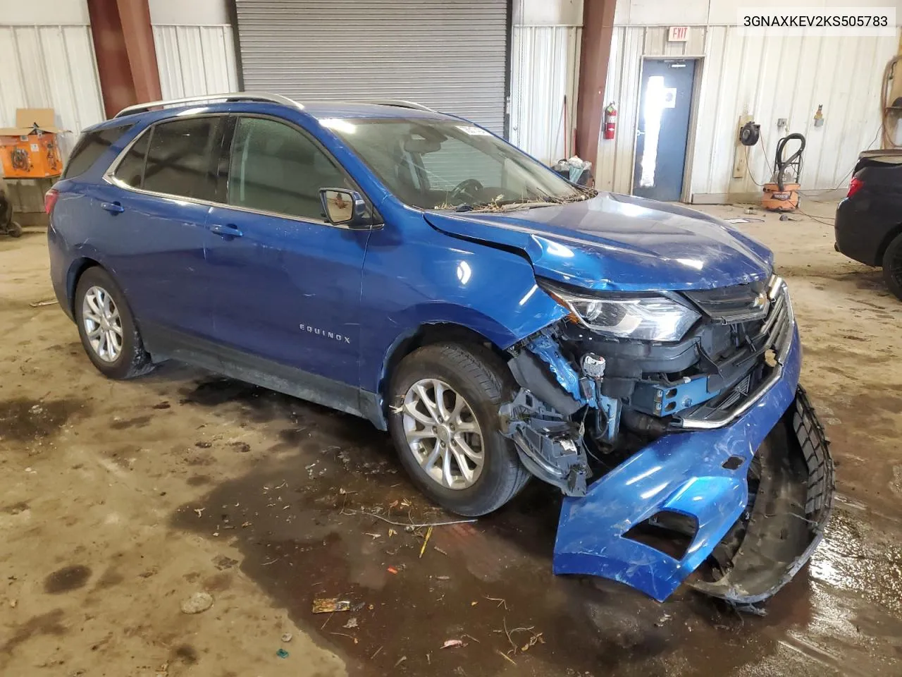 2019 Chevrolet Equinox Lt VIN: 3GNAXKEV2KS505783 Lot: 76317434