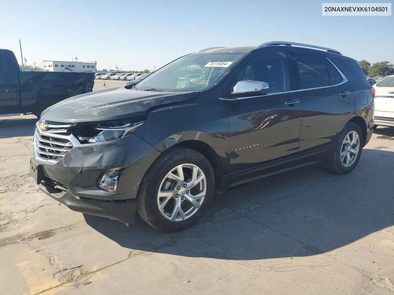 2019 Chevrolet Equinox Premier VIN: 2GNAXNEVXK6104501 Lot: 76319084