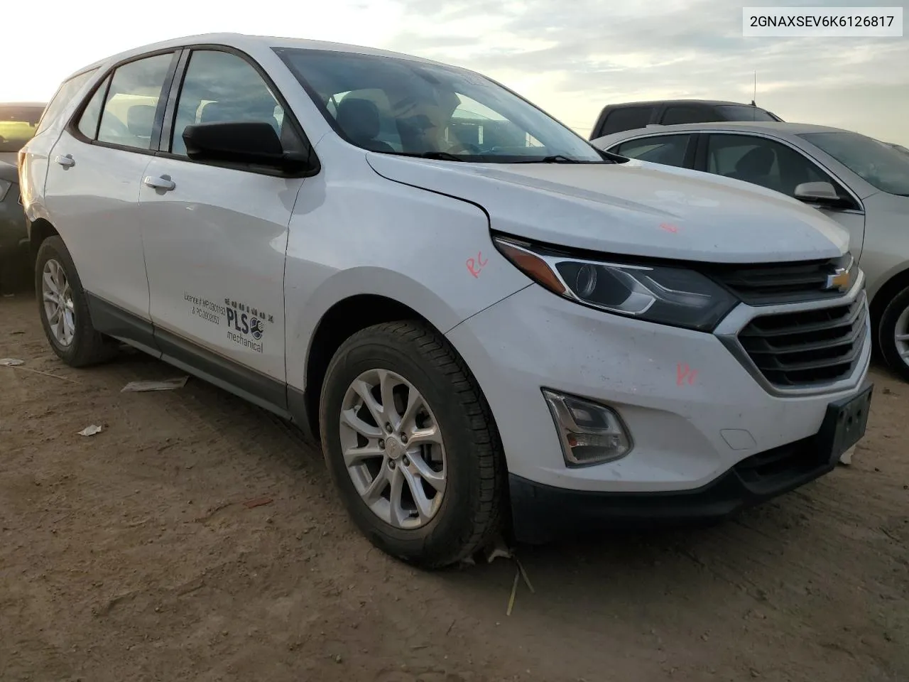 2019 Chevrolet Equinox Ls VIN: 2GNAXSEV6K6126817 Lot: 76356174