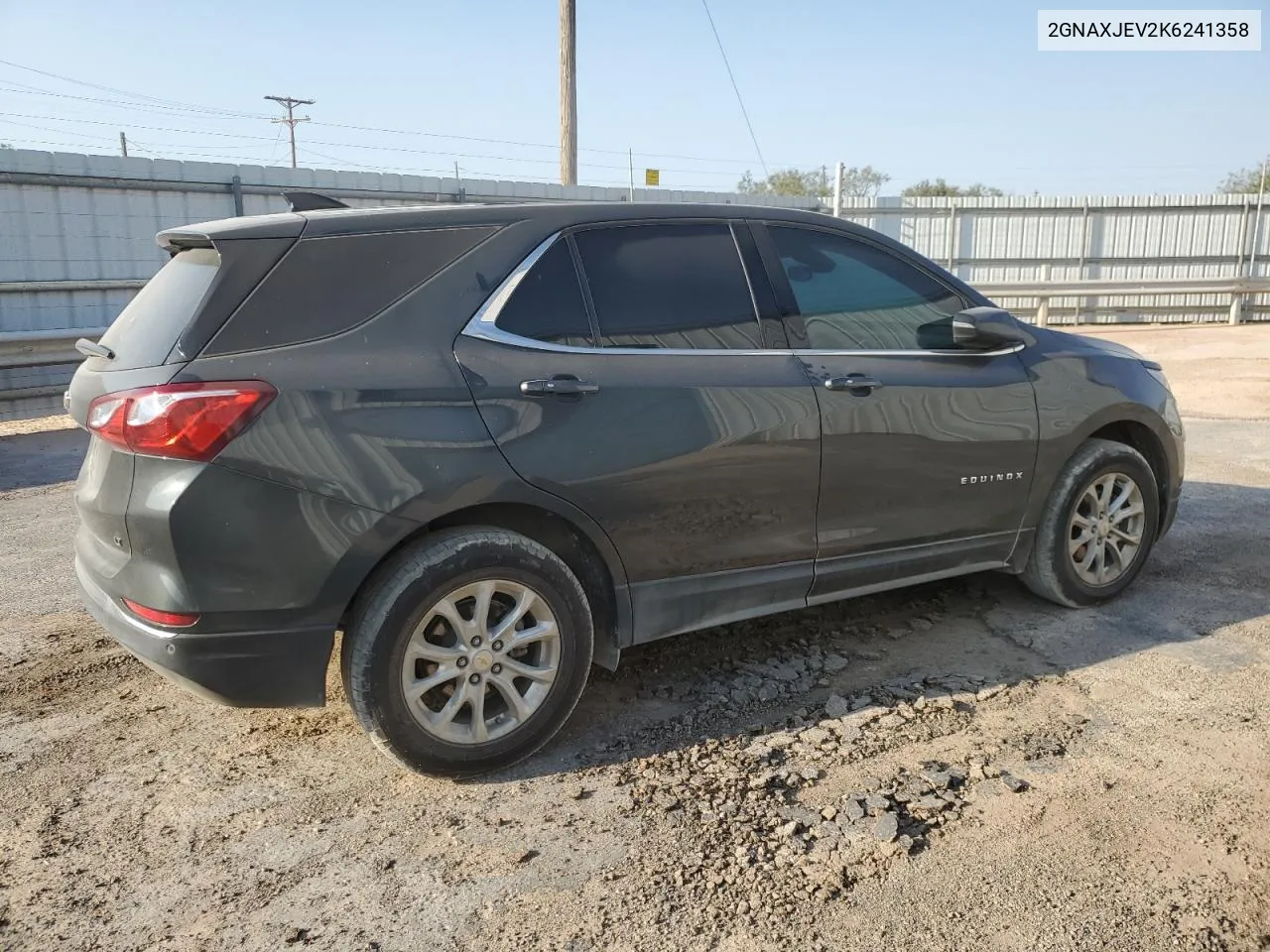 2019 Chevrolet Equinox Lt VIN: 2GNAXJEV2K6241358 Lot: 76378804