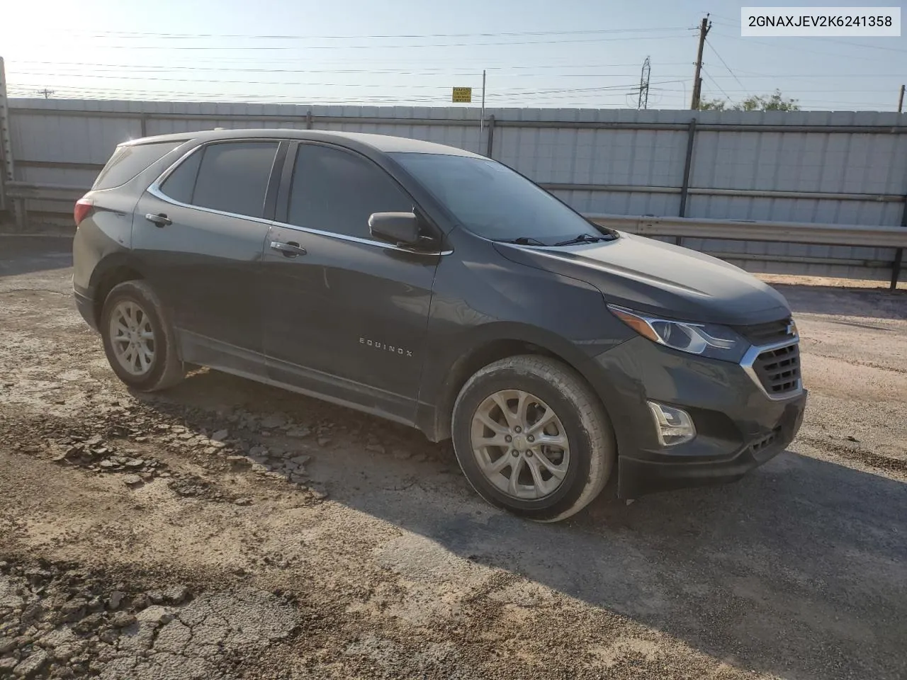 2019 Chevrolet Equinox Lt VIN: 2GNAXJEV2K6241358 Lot: 76378804