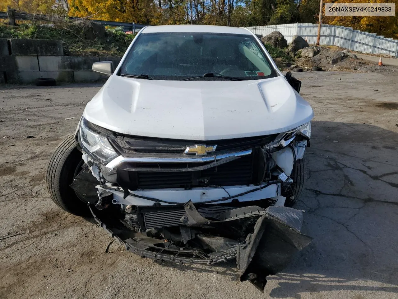 2019 Chevrolet Equinox Ls VIN: 2GNAXSEV4K6249838 Lot: 76451114