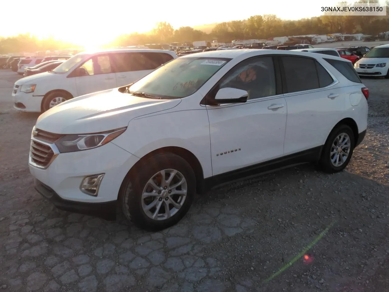 2019 Chevrolet Equinox Lt VIN: 3GNAXJEV0KS638150 Lot: 76460384