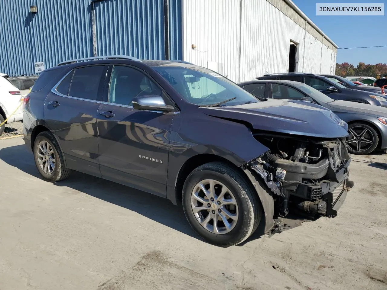 2019 Chevrolet Equinox Lt VIN: 3GNAXUEV7KL156285 Lot: 76464184