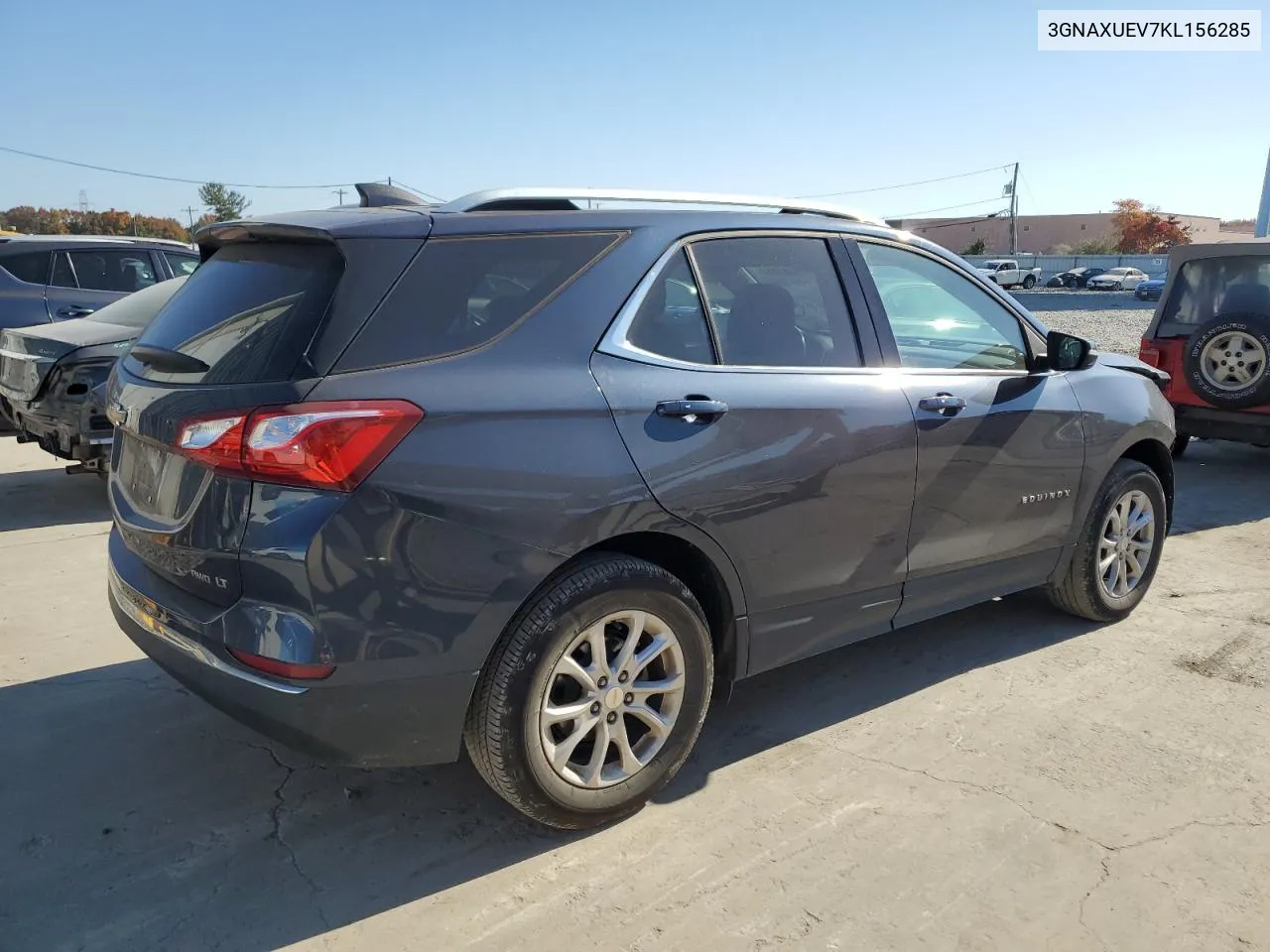 2019 Chevrolet Equinox Lt VIN: 3GNAXUEV7KL156285 Lot: 76464184