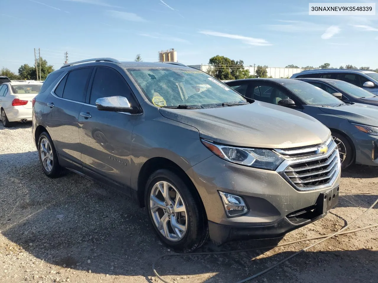 2019 Chevrolet Equinox Premier VIN: 3GNAXNEV9KS548339 Lot: 76474974