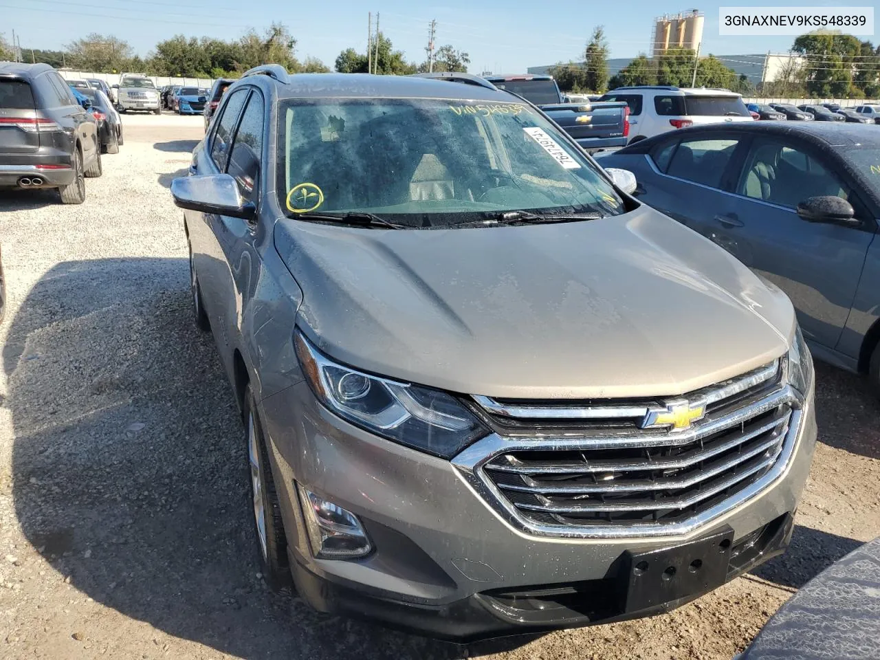 2019 Chevrolet Equinox Premier VIN: 3GNAXNEV9KS548339 Lot: 76474974