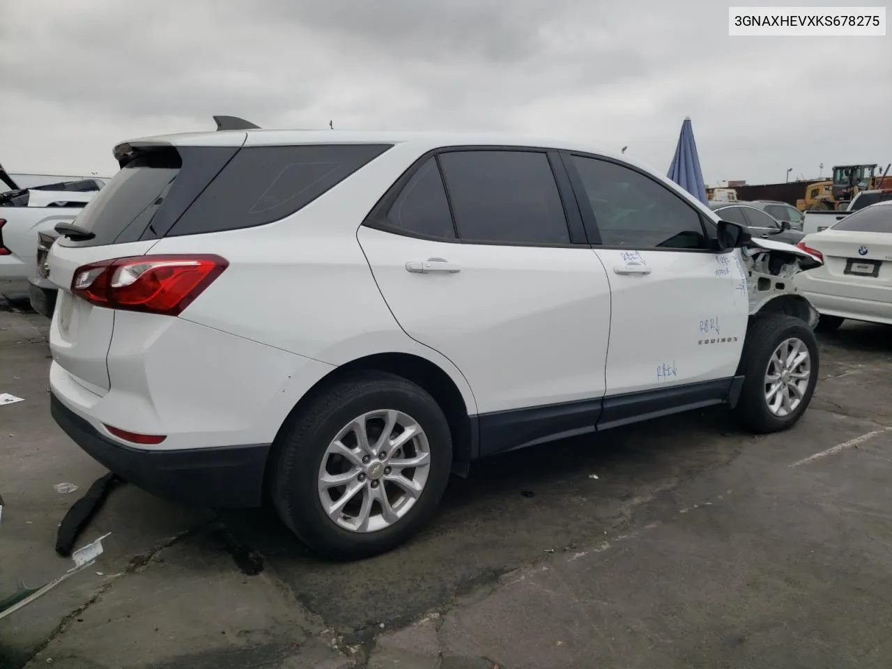 2019 Chevrolet Equinox Ls VIN: 3GNAXHEVXKS678275 Lot: 76532304