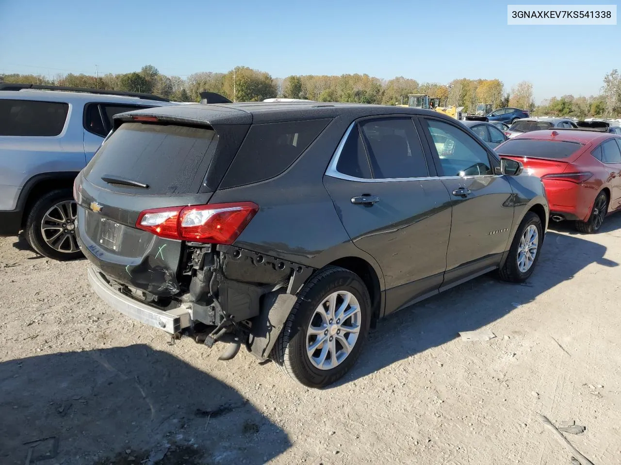 2019 Chevrolet Equinox Lt VIN: 3GNAXKEV7KS541338 Lot: 76533074