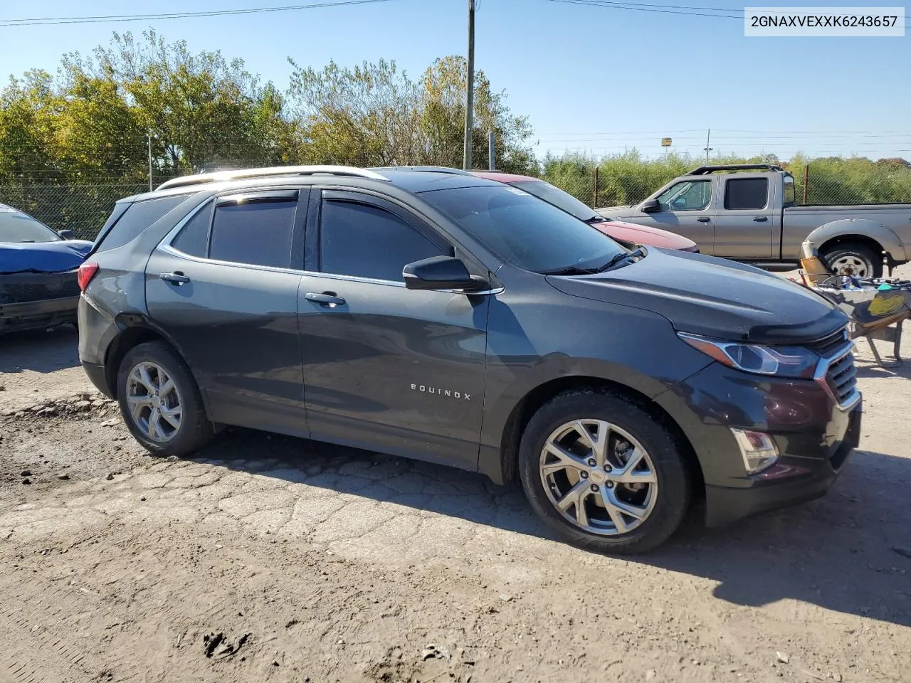 2019 Chevrolet Equinox Lt VIN: 2GNAXVEXXK6243657 Lot: 76554584