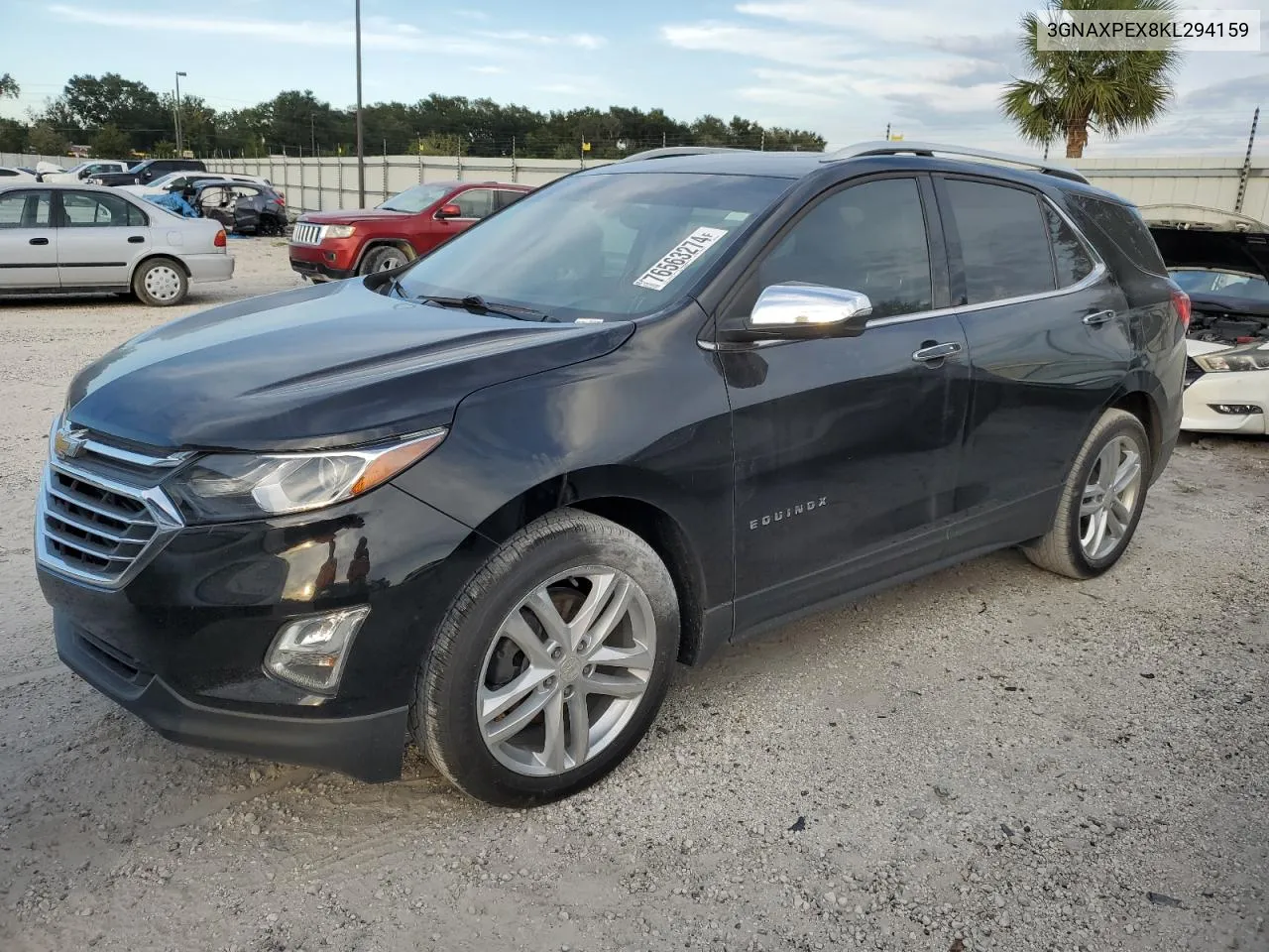 2019 Chevrolet Equinox Premier VIN: 3GNAXPEX8KL294159 Lot: 76563274